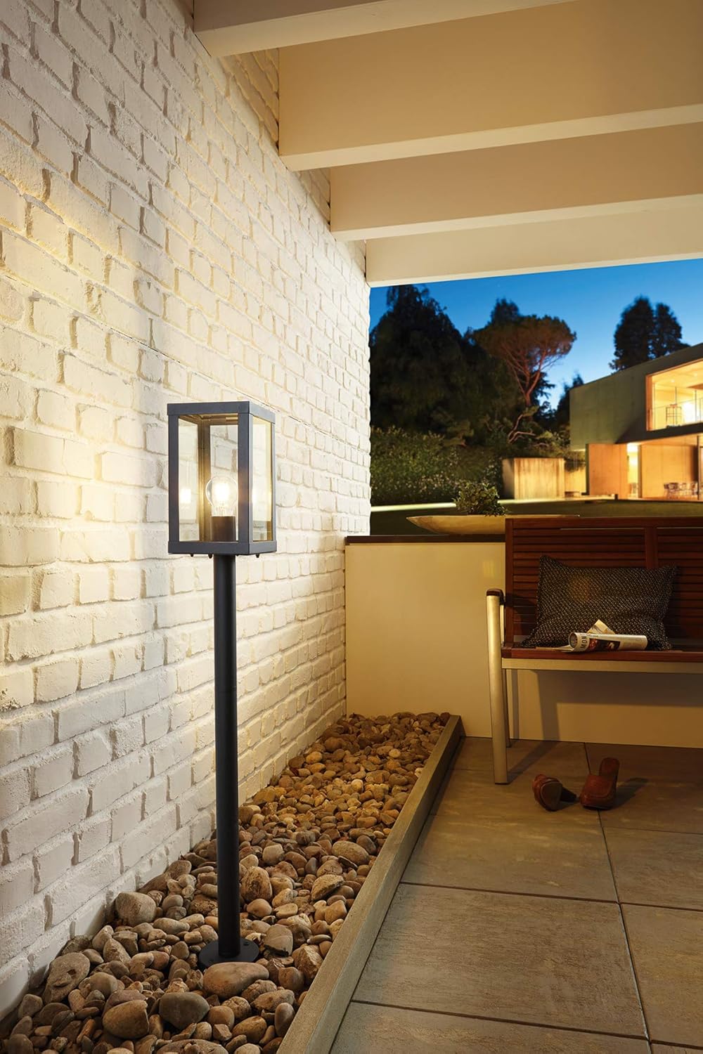 Eglo Alamonte 1 - Lampada a Piantana per Esterni Nera - immagine 3