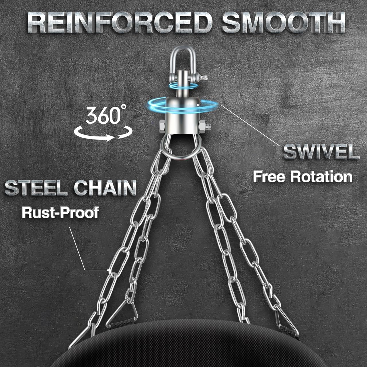 Prorobust Sacco da Boxe Oxford Pesante 120cm, Nero - immagine 5