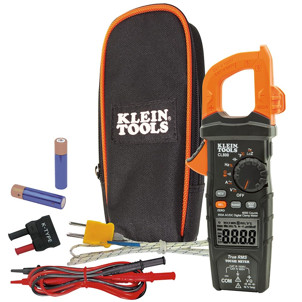 Klein Tools CL800 - Morsetto Digitale AC/DC Auto-Ranging
