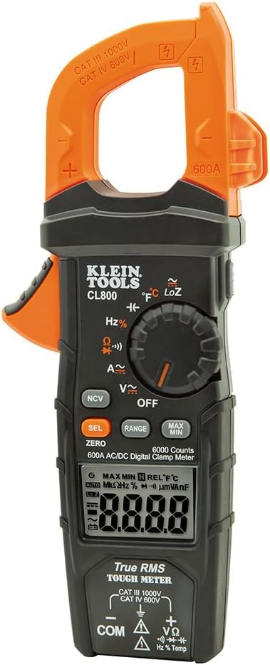 Klein Tools CL800 - Morsetto Digitale AC/DC Auto-Ranging - immagine 9