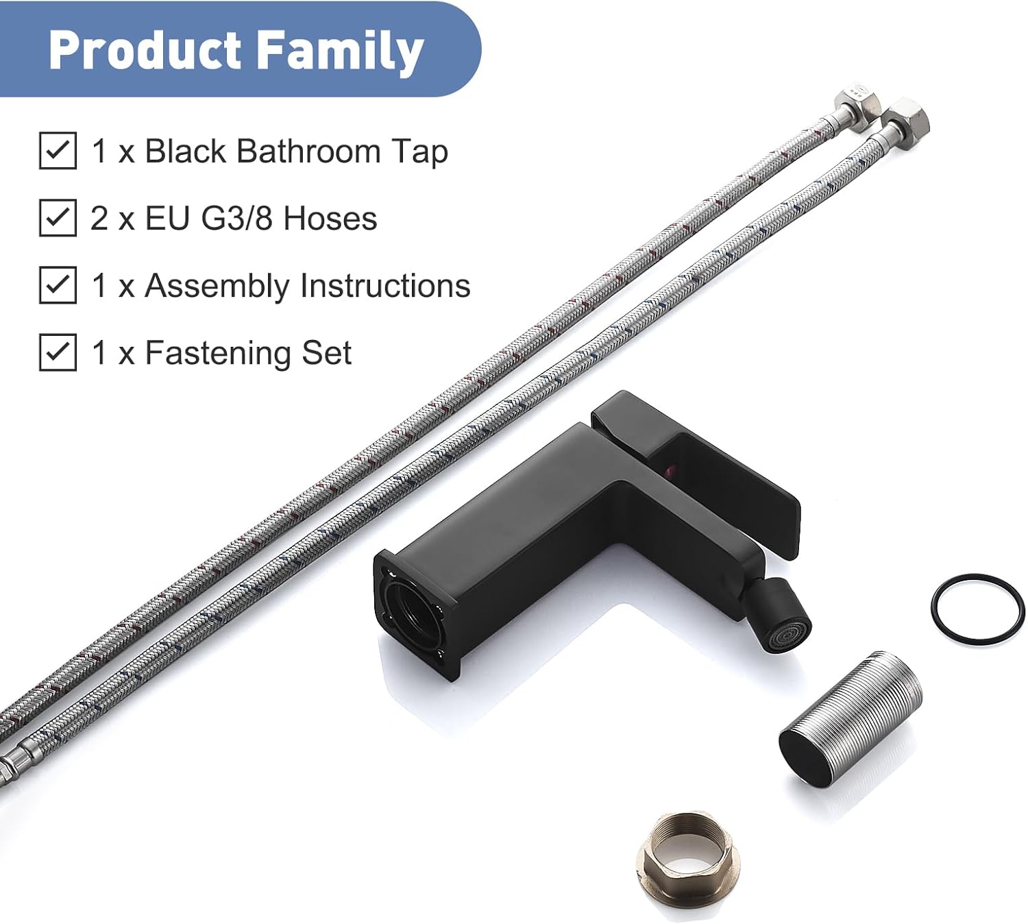 Coleniny Rubinetto Bidet Nero Monocomando in Ottone - immagine 7