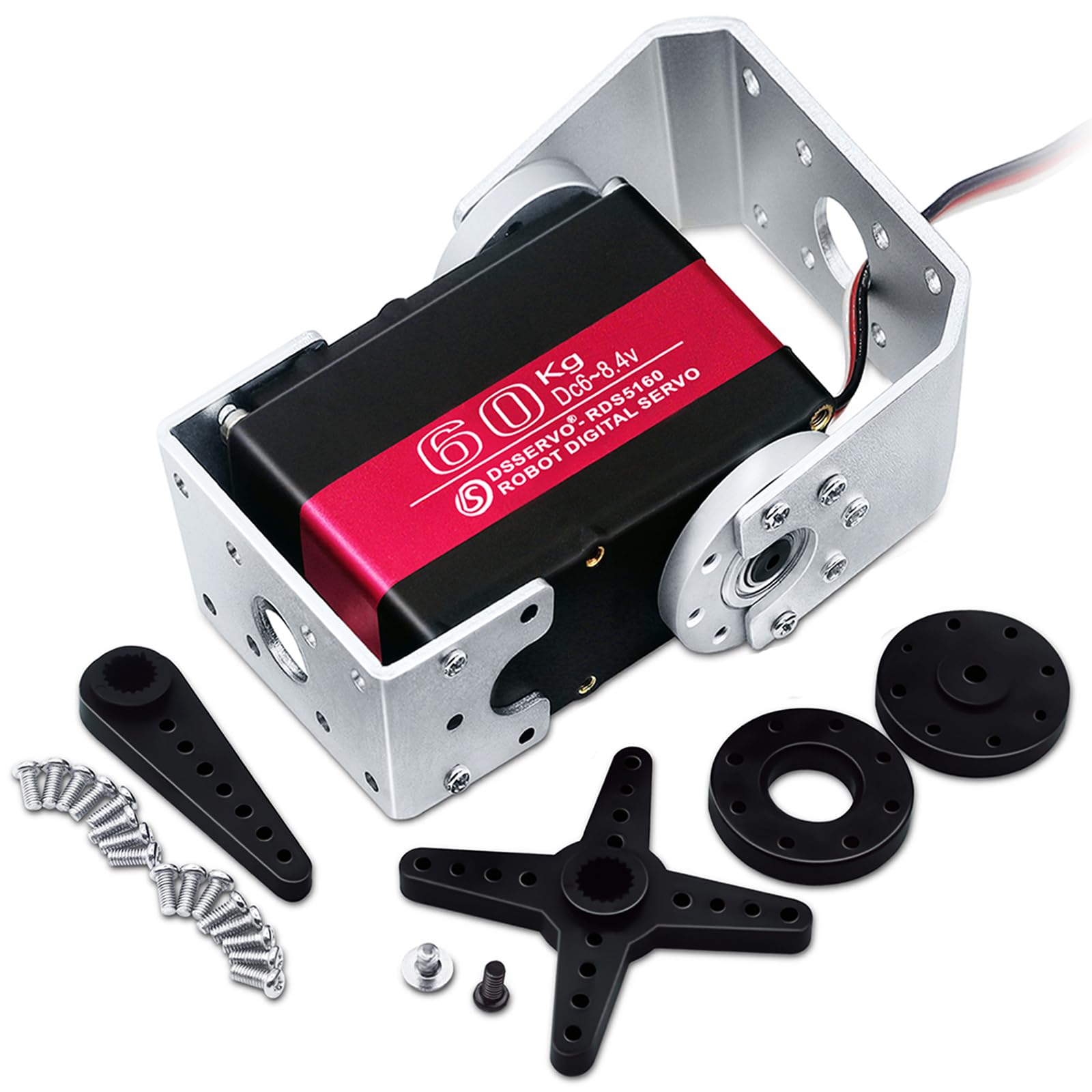 ANNIMOS 60KG Robot Steering Servo Motore Alta Coppia