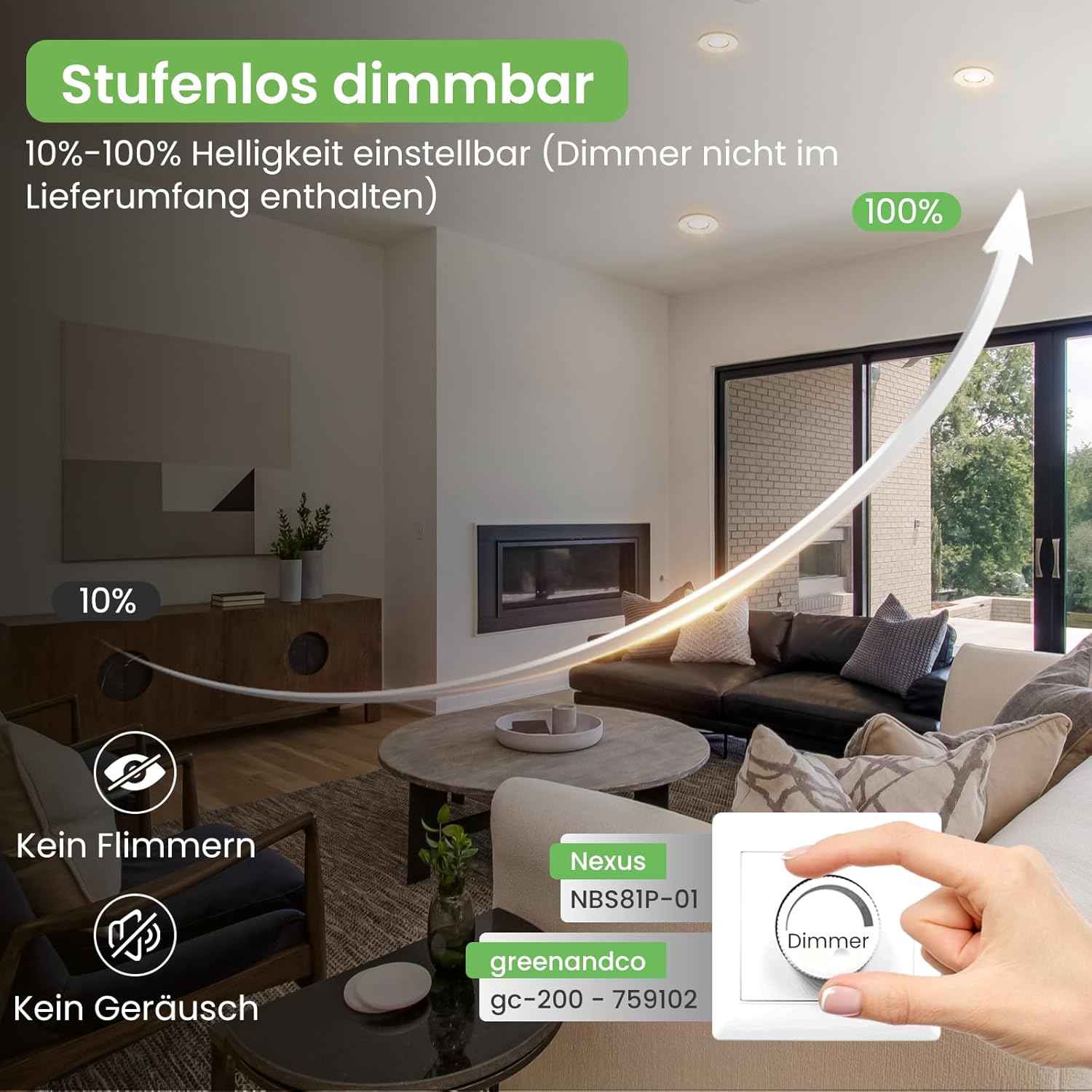 Alusso Lighting Modulo LED Ultra Piatto 6W Dimmerabile - immagine 4