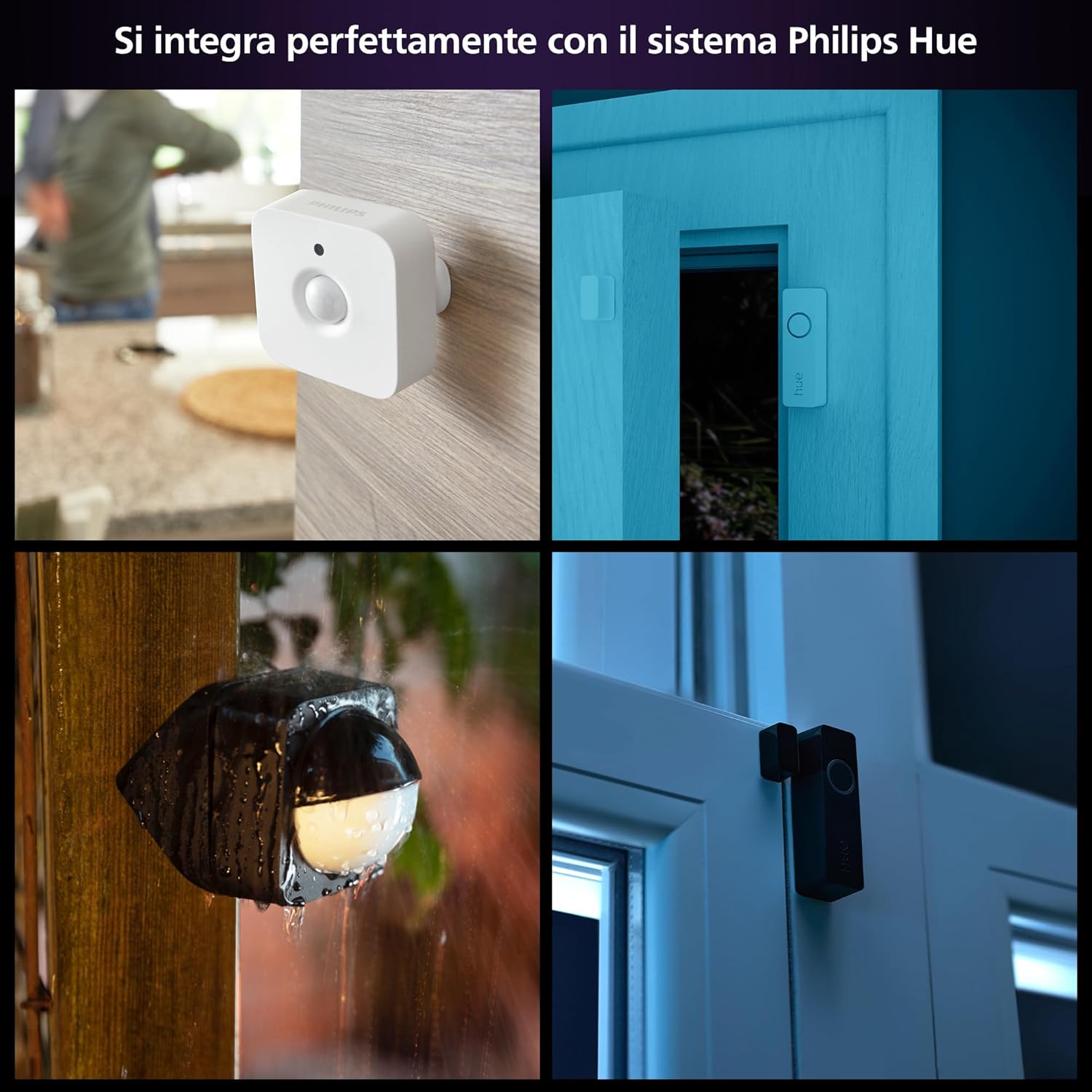 Philips Hue Secure - Telecamera di Sicurezza HD 1080p, Bianco - immagine 9