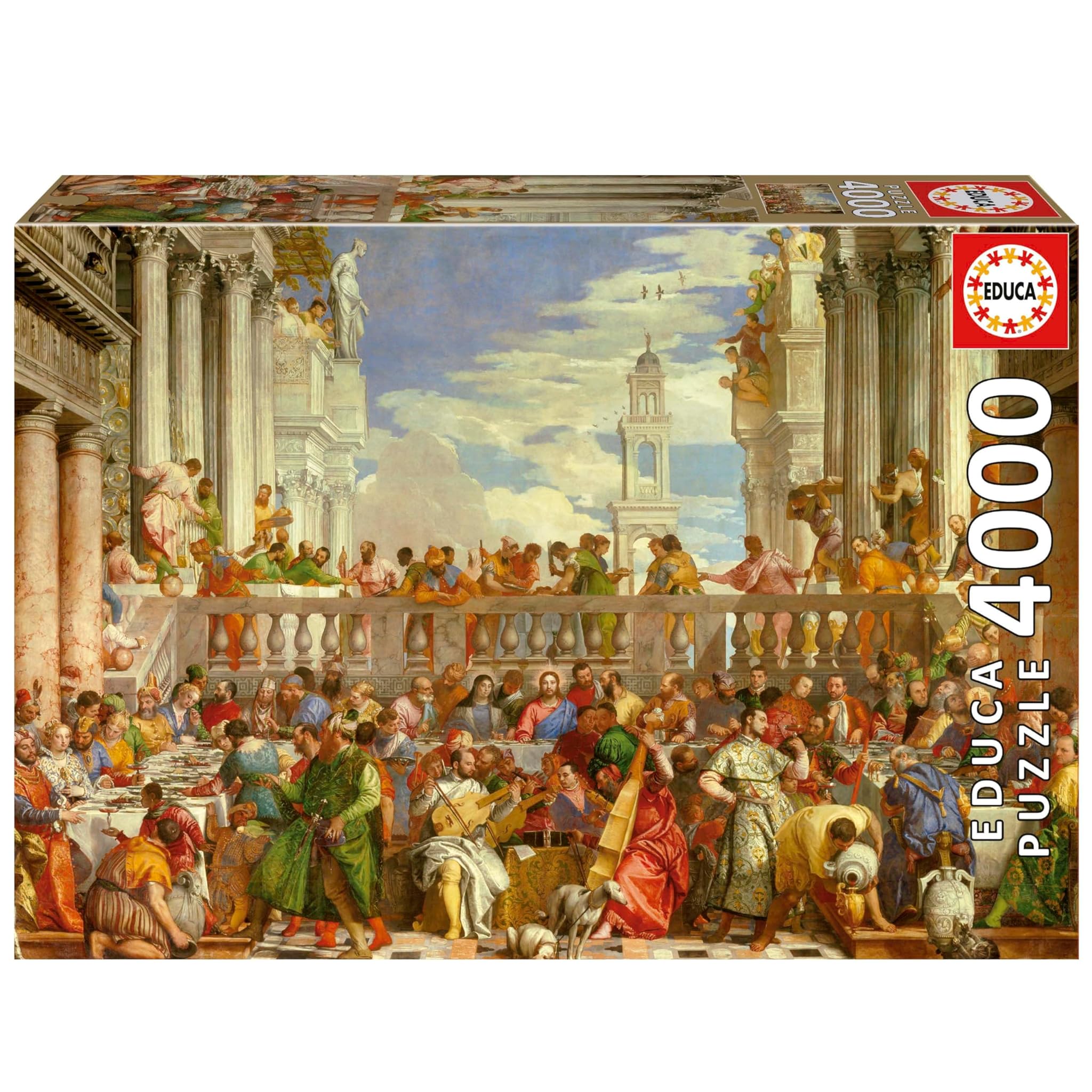 Educa Puzzle 4000 pezzi - Canae di Cana, Paolo Veronese