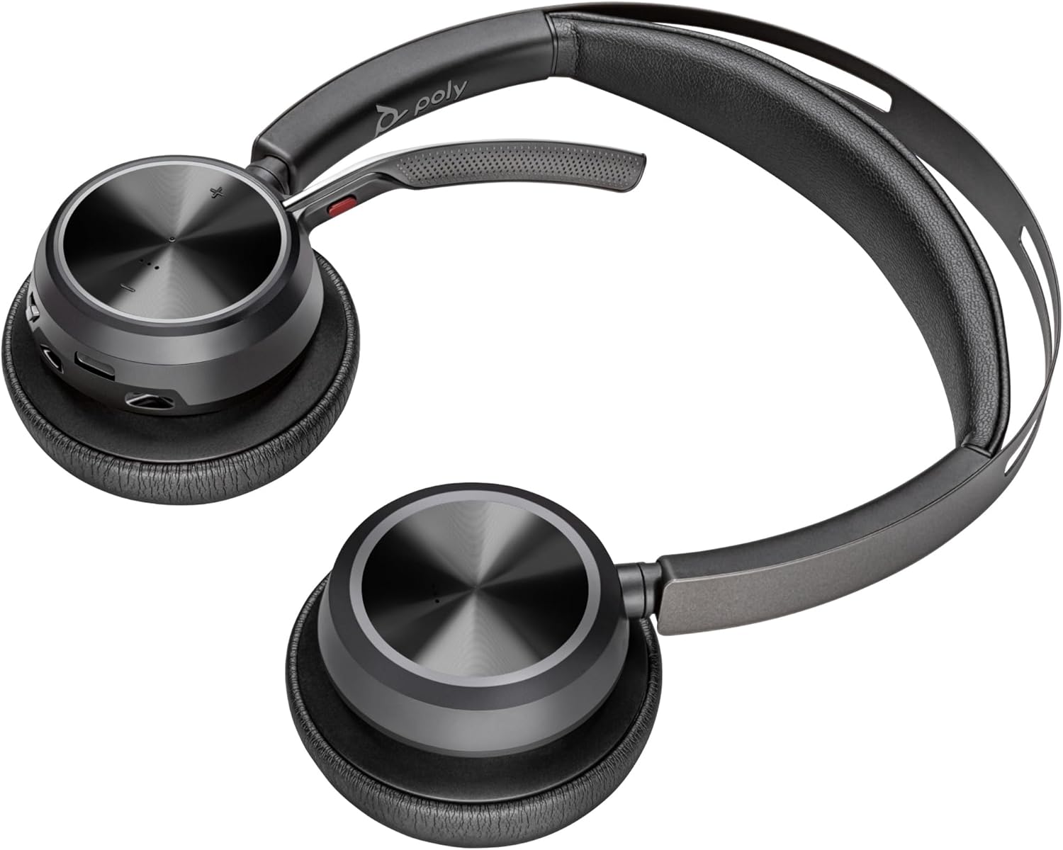 Poly Voyager Focus 2-M USB-C Headset, Nero - immagine 5
