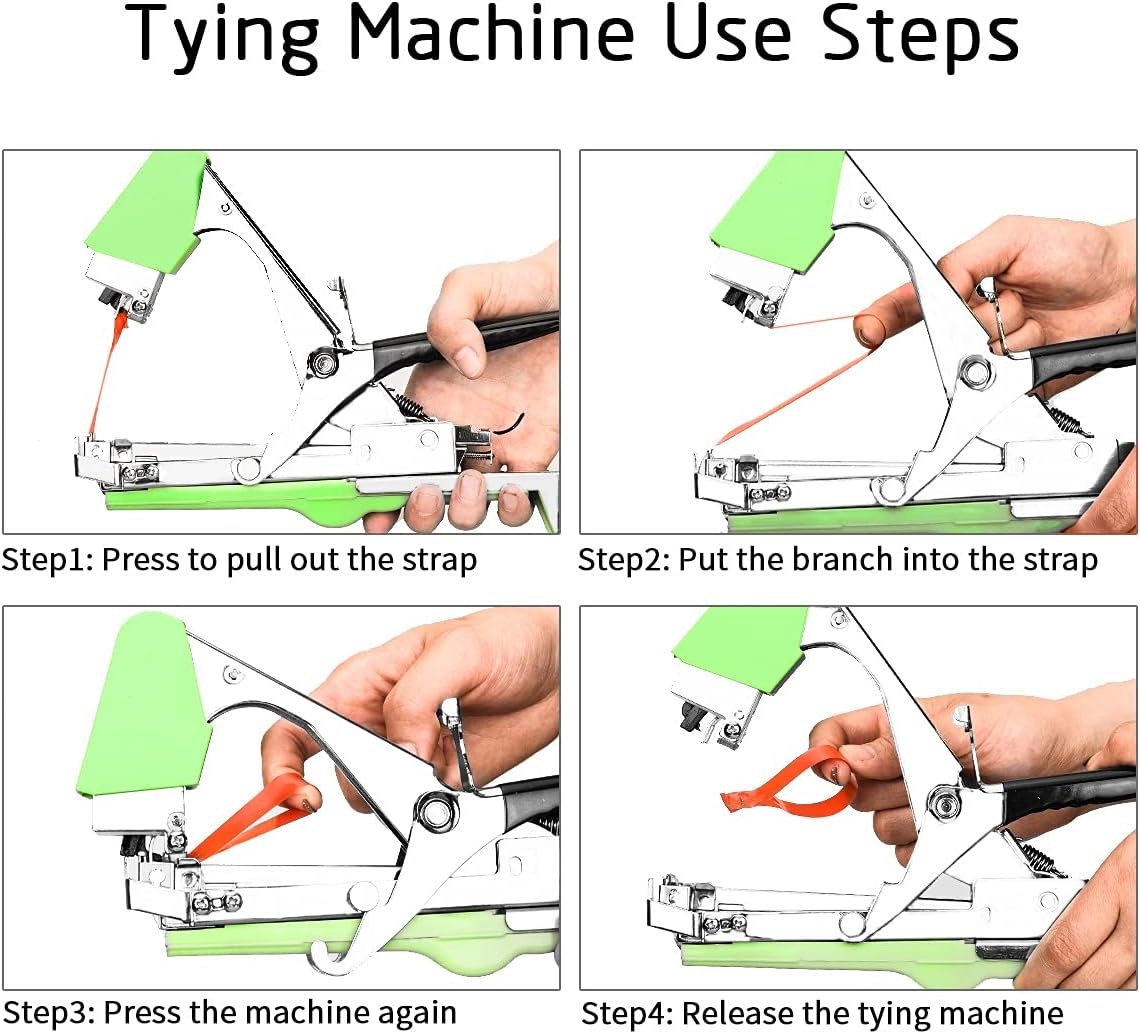 DrRobor Legatrice per Piante da Giardino, Verde - immagine 4