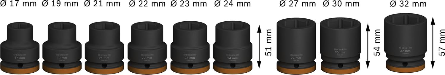 Bosch Set 9 Chiavi a Bussola PRO Impact - immagine 3