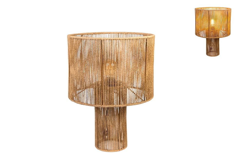 LAMPARA S/MESA C/PANTALLA YUTE