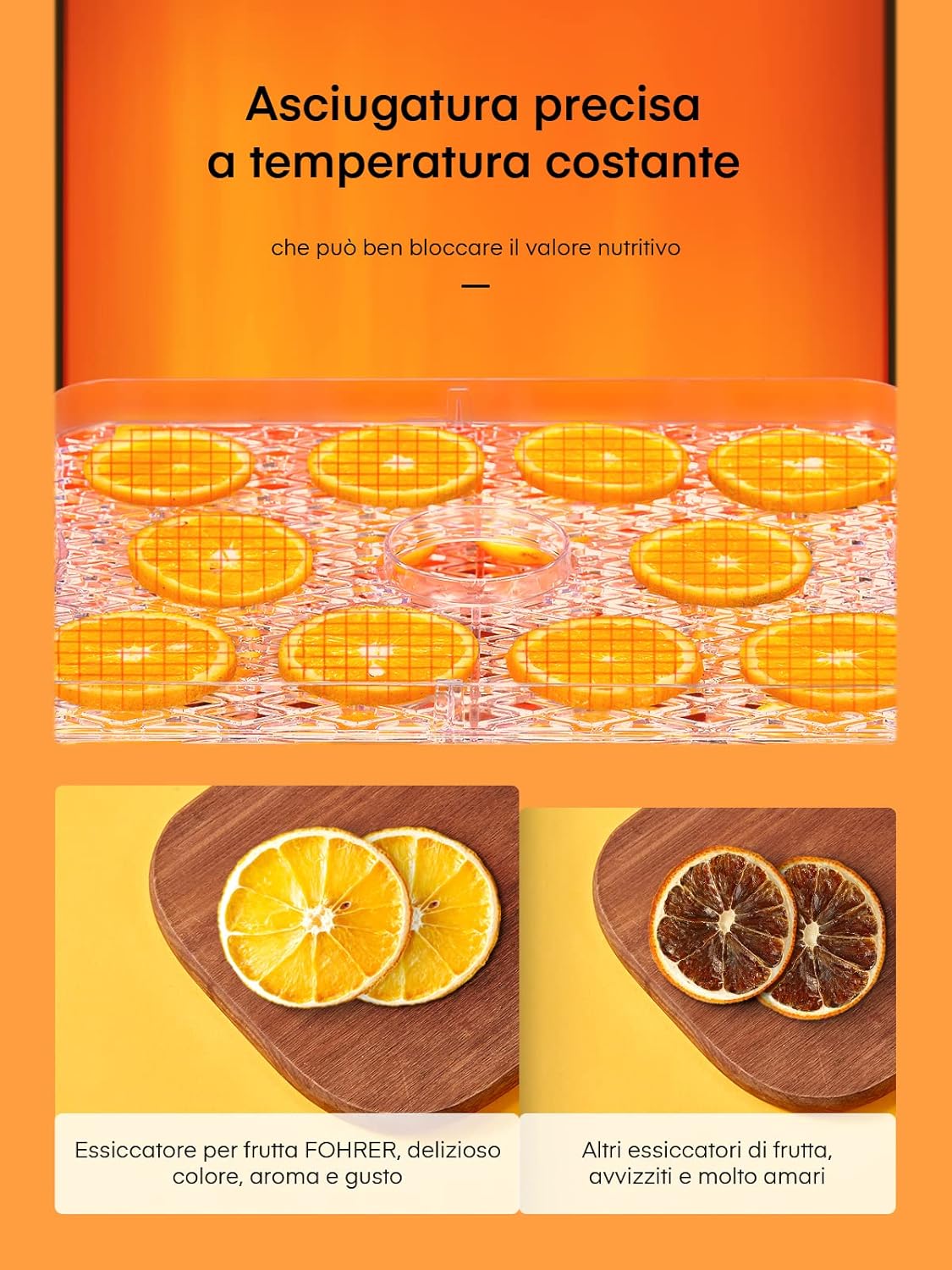 Fohere Essiccatore Multifunzionale 5 Ripiani - immagine 2