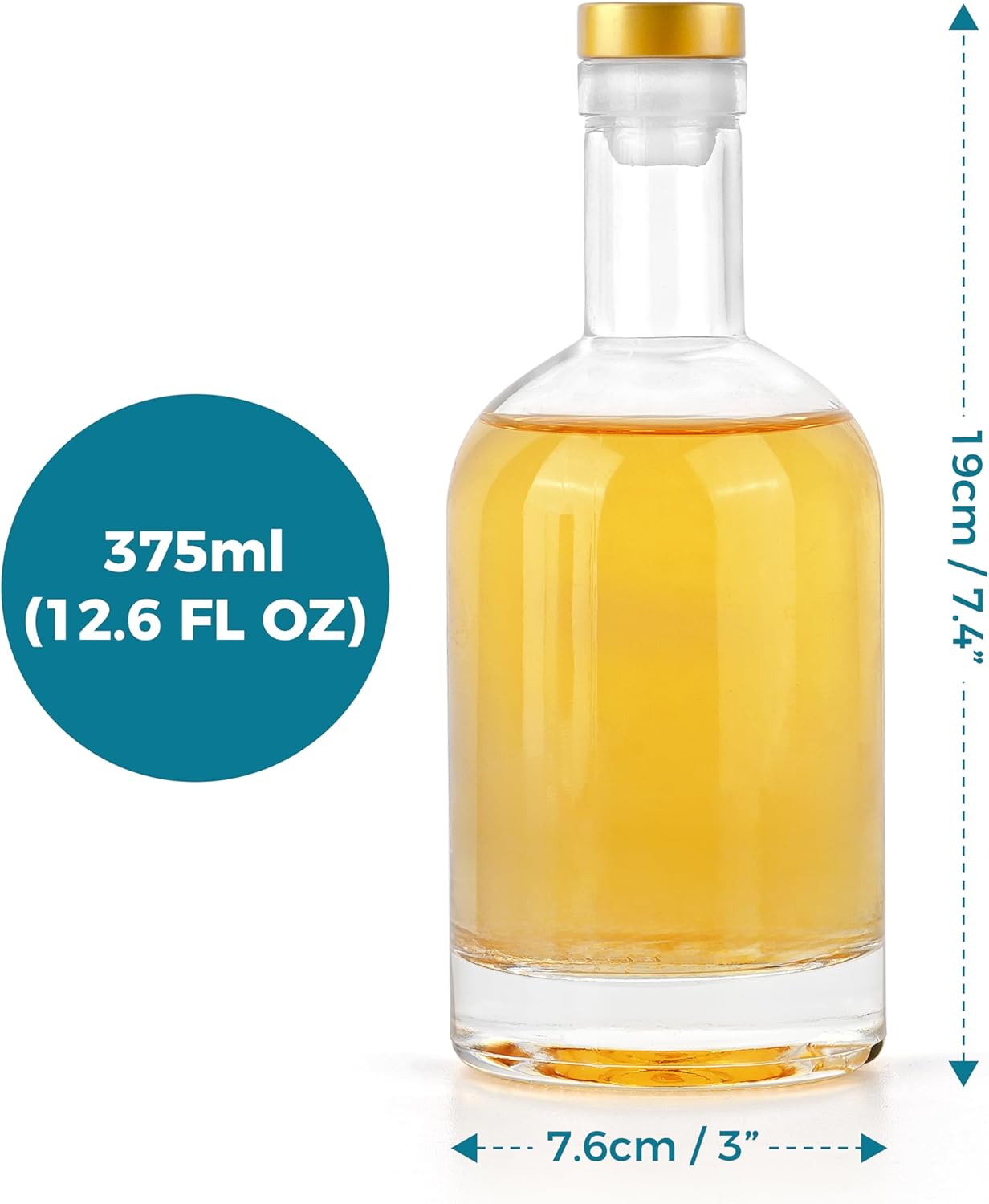 Winter Shore Bottiglie Vetro 375ml (Set da 6) - immagine 3