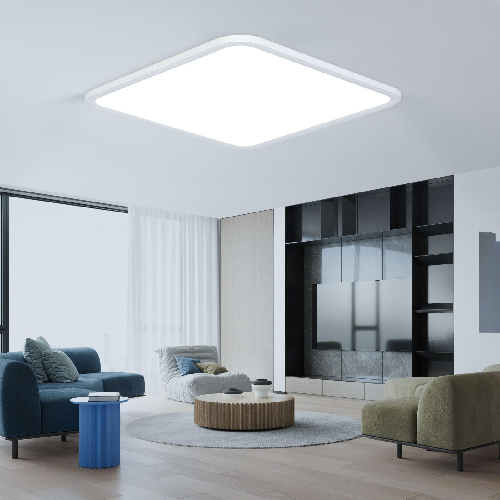 Easy Eagle Plafoniera LED Soffitto Quadrata 40CM