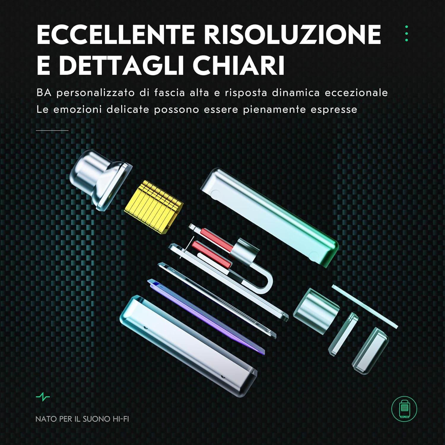 CCZ Harmony BC01 Pro - Auricolari IEM Ibridi - immagine 7