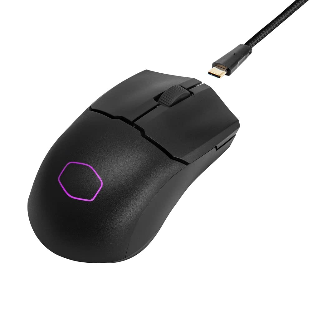 Cooler Master MM712 Mouse Gaming Wireless Ibrido 59g, Nero