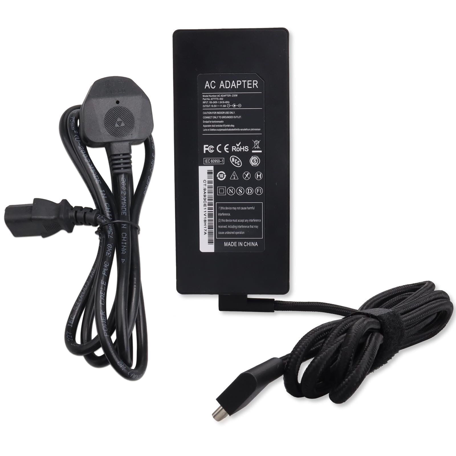 Mxjfyy Adattatore Caricabatterie 230W per Laptop Gaming Razer