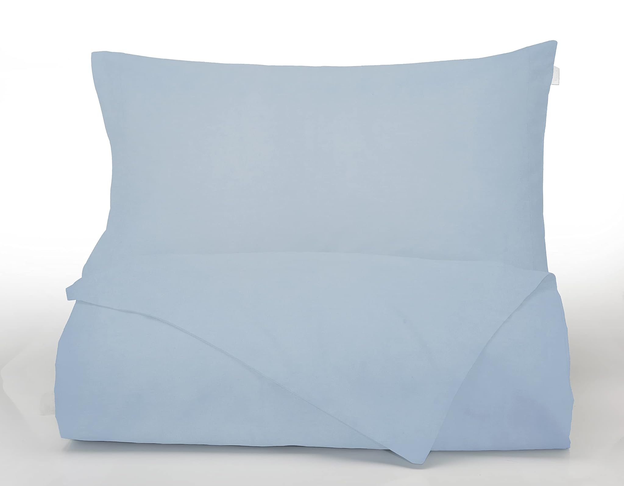 Bianca Plain Dyed Denim Parure Copripiumino 240x220+60x70(2)