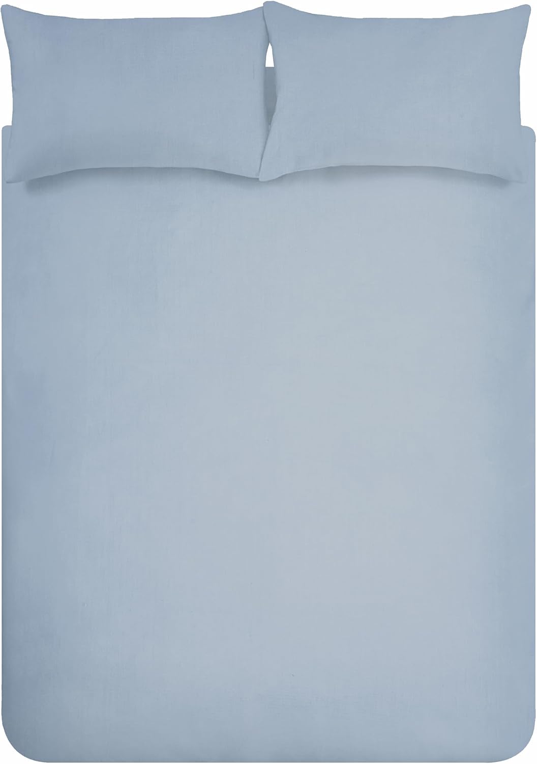 Bianca Plain Dyed Denim Parure Copripiumino 240x220+60x70(2) - immagine 4