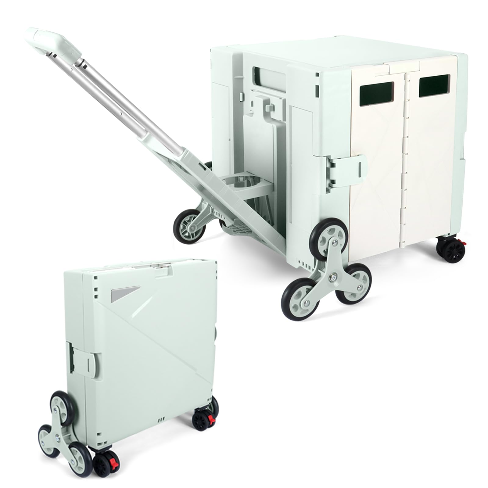 Lexonelec x SELORSS Carrello Spesa Pieghevole 90KG/76L