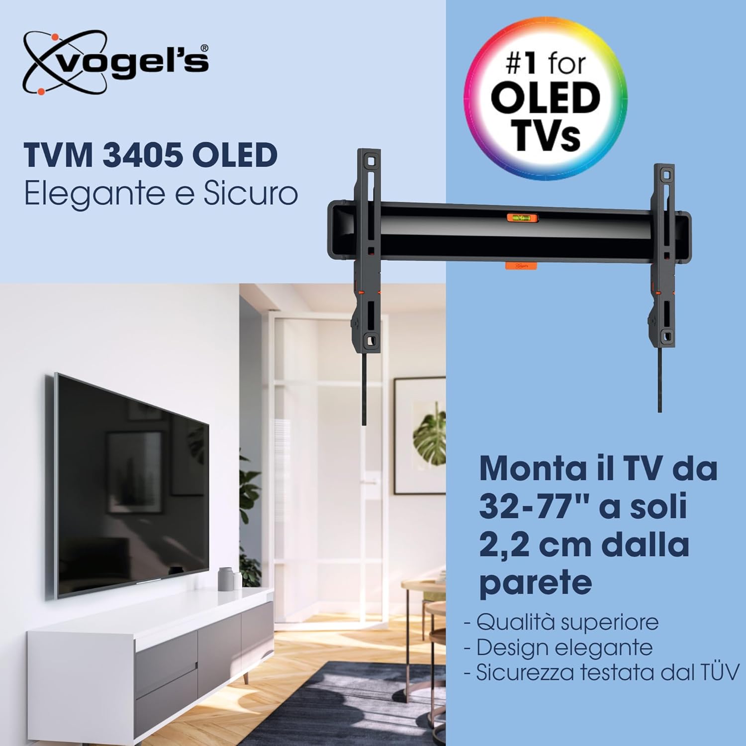 Vogel's TVM 3405SP - Supporto da Parete Piatto OLED TV - immagine 2