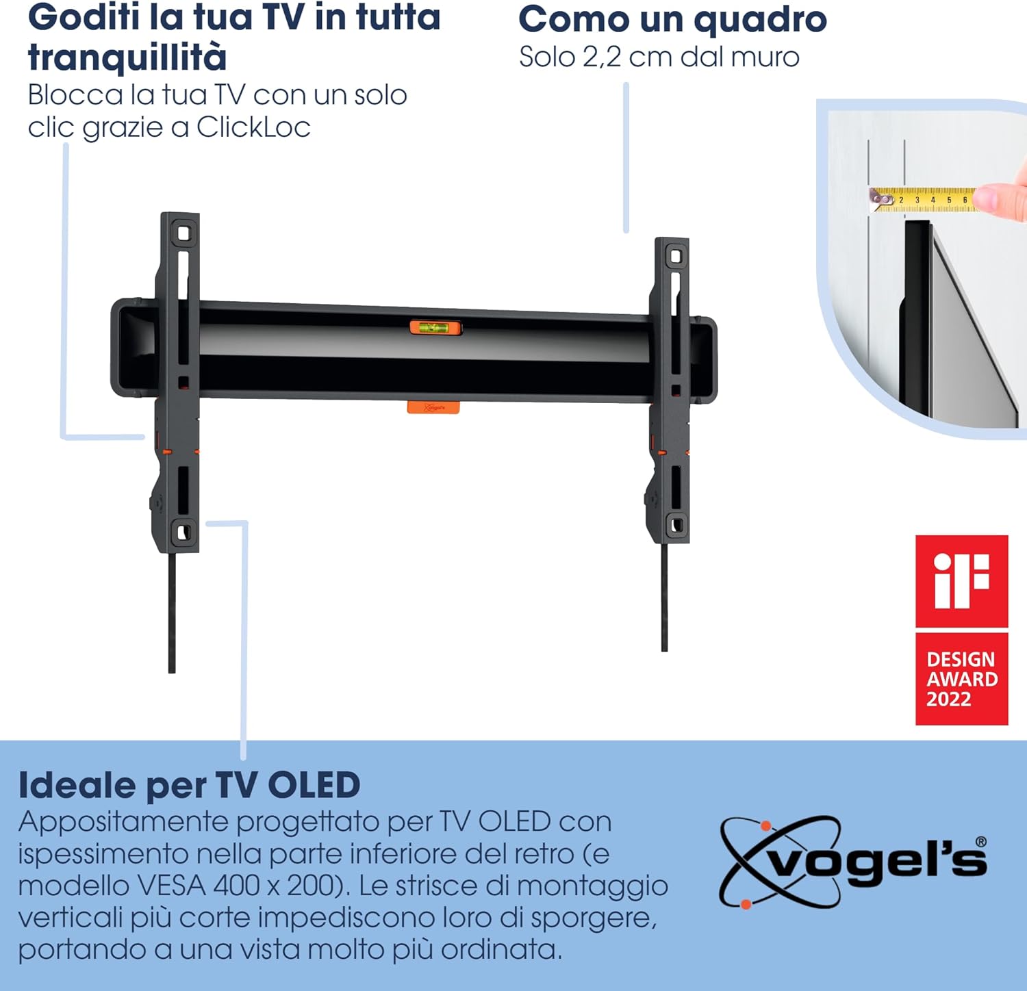 Vogel's TVM 3405SP - Supporto da Parete Piatto OLED TV - immagine 3