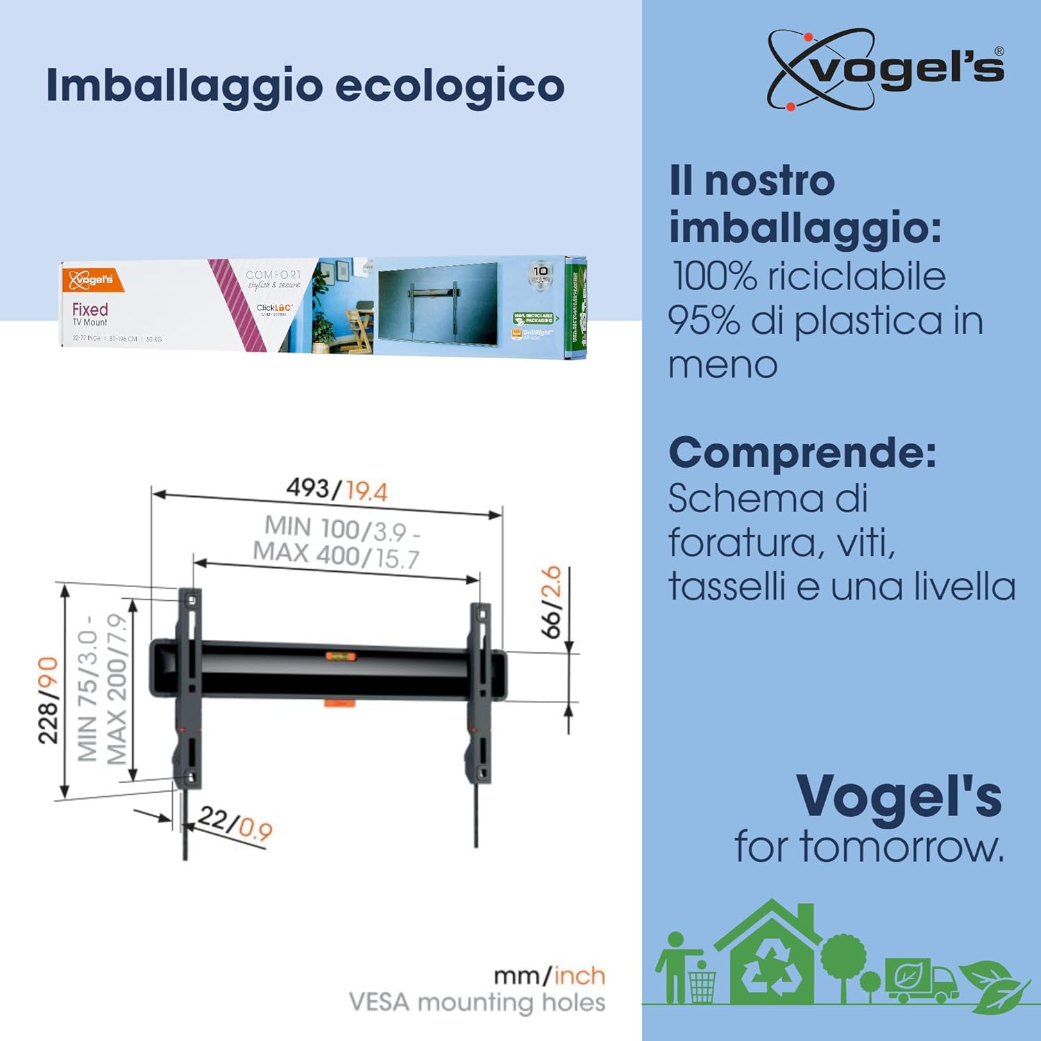 Vogel's TVM 3405SP - Supporto da Parete Piatto OLED TV - immagine 4