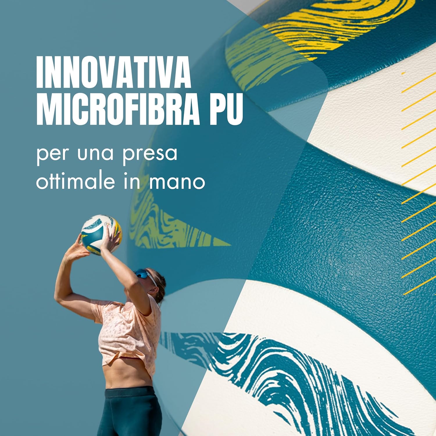 Momevo SunPro Pallone Pallavolo Beach Volley Ufficiale - immagine 3