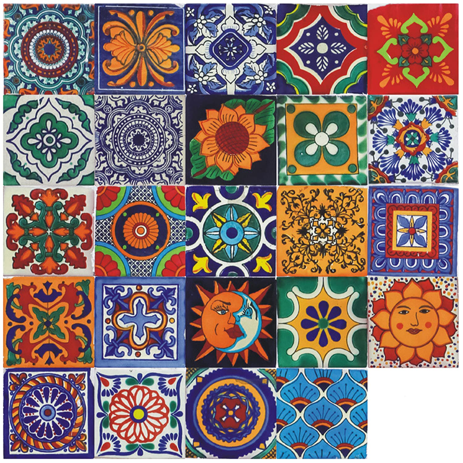 Umelee Adesivi per Piastrelle 72 Pezzi 20x20 cm