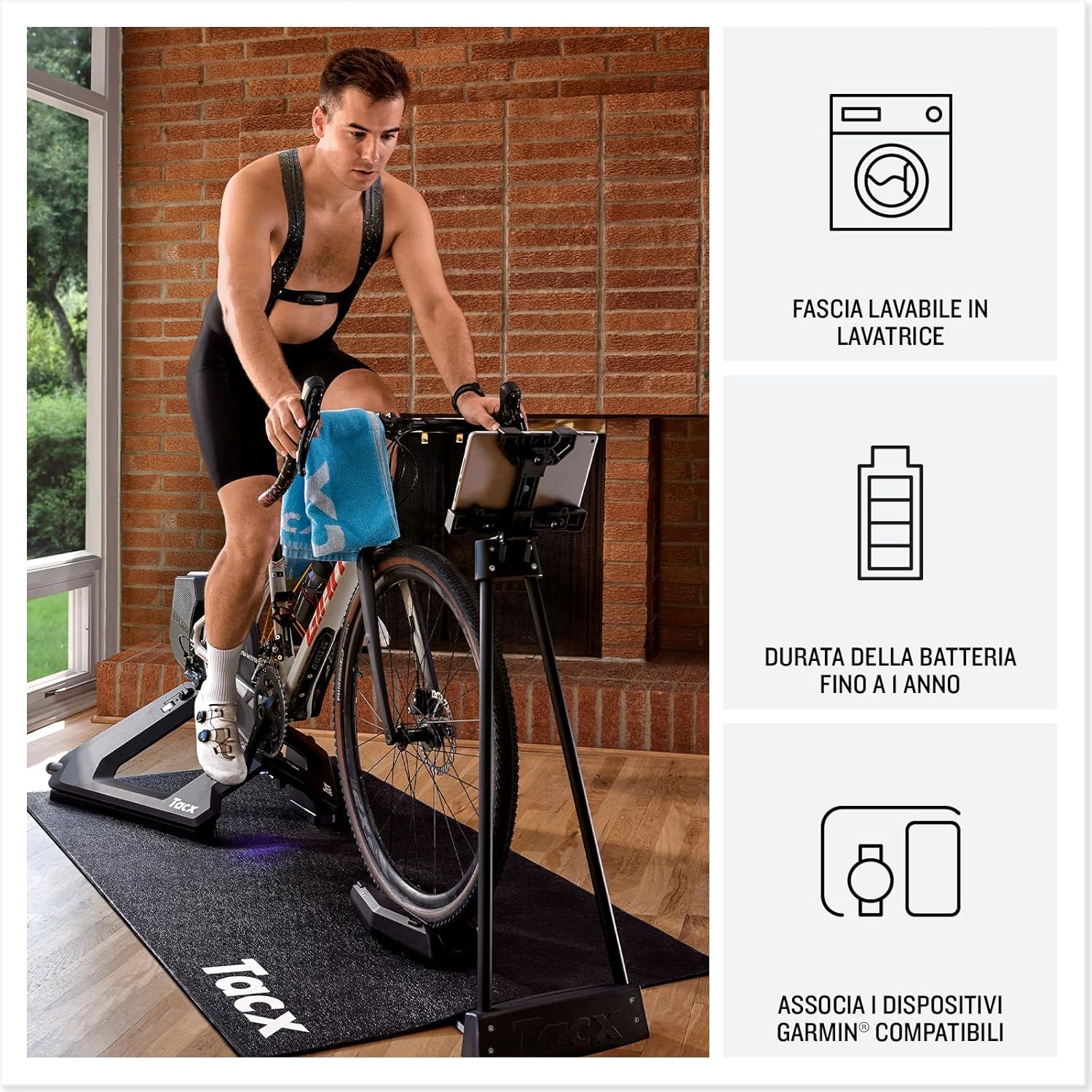 Garmin HRM-200 Fascia Cardio M-XL, Impermeabile - immagine 3