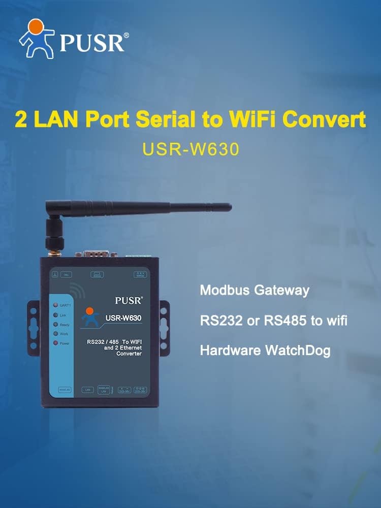 Pusr Convertitore Industriale WIFI da Ethernet a Seriale - immagine 5