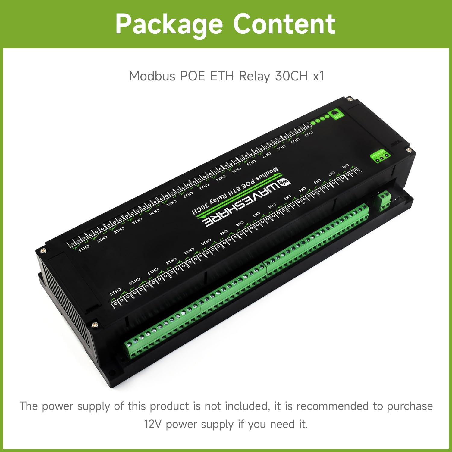 Waveshare 30-Ch Ethernet Relay Module - immagine 2