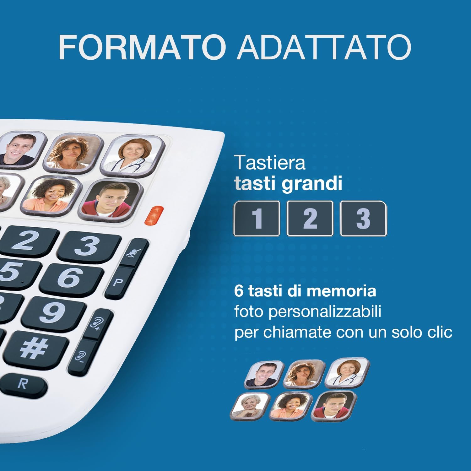 Alcatel TMAX 10 - Telefono Fisso per Anziani, Bianco - immagine 3