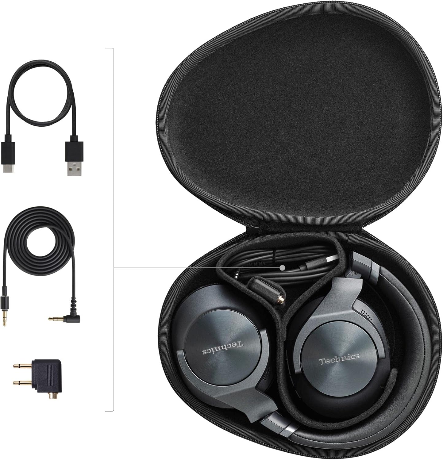 Technics EAH-A800E-K Cuffie Wireless Over Ear, Nero - immagine 8