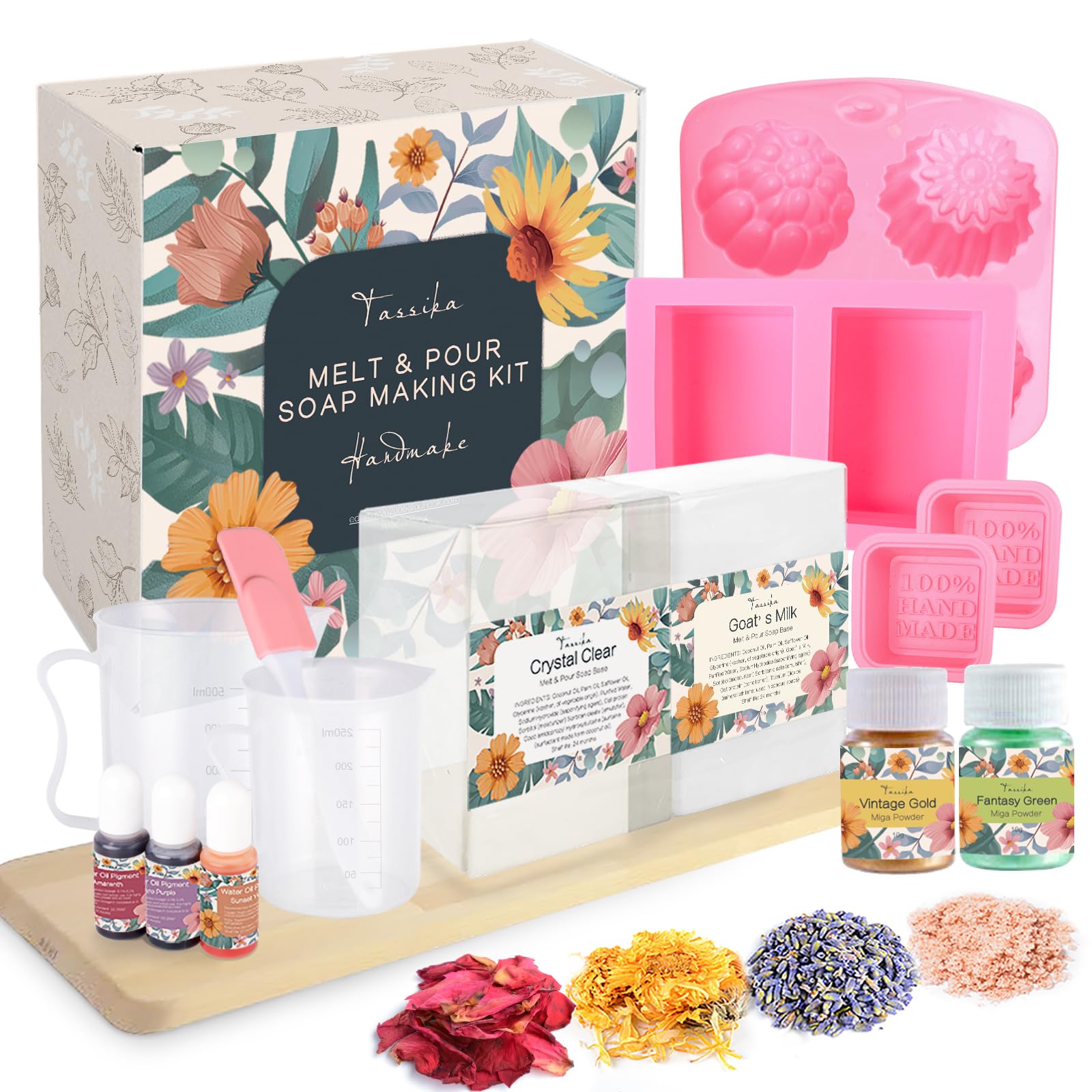 Kit Produzione Sapone Fatto a Mano Fai da Te 0.9kg