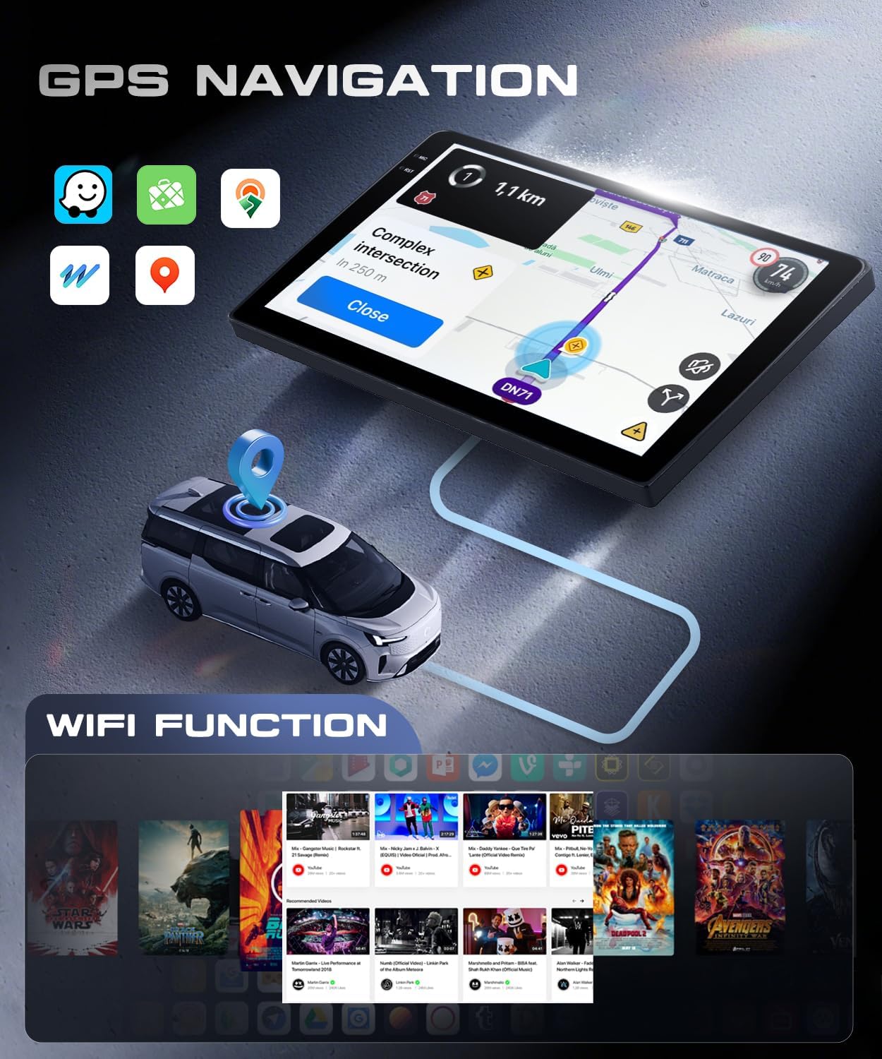 Autoradio Android 15 10.1'' per Suzuki Swift 2005-2010 - immagine 4