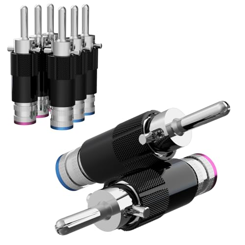 Monosaudio HiFi BA1410R - Connettore a banana (8 pezzi)