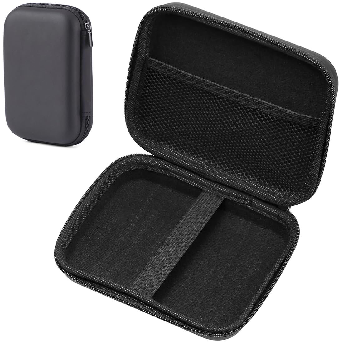 Custodia Rigida per Hard Disk Esterno, Nero