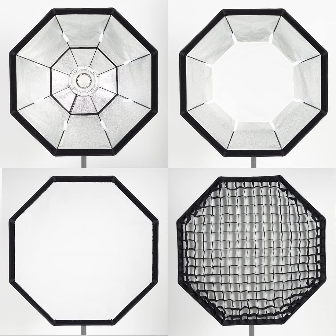 Ambitful FW95/37.4in Softbox Octagon Honeycomb Grid Bowens - immagine 2