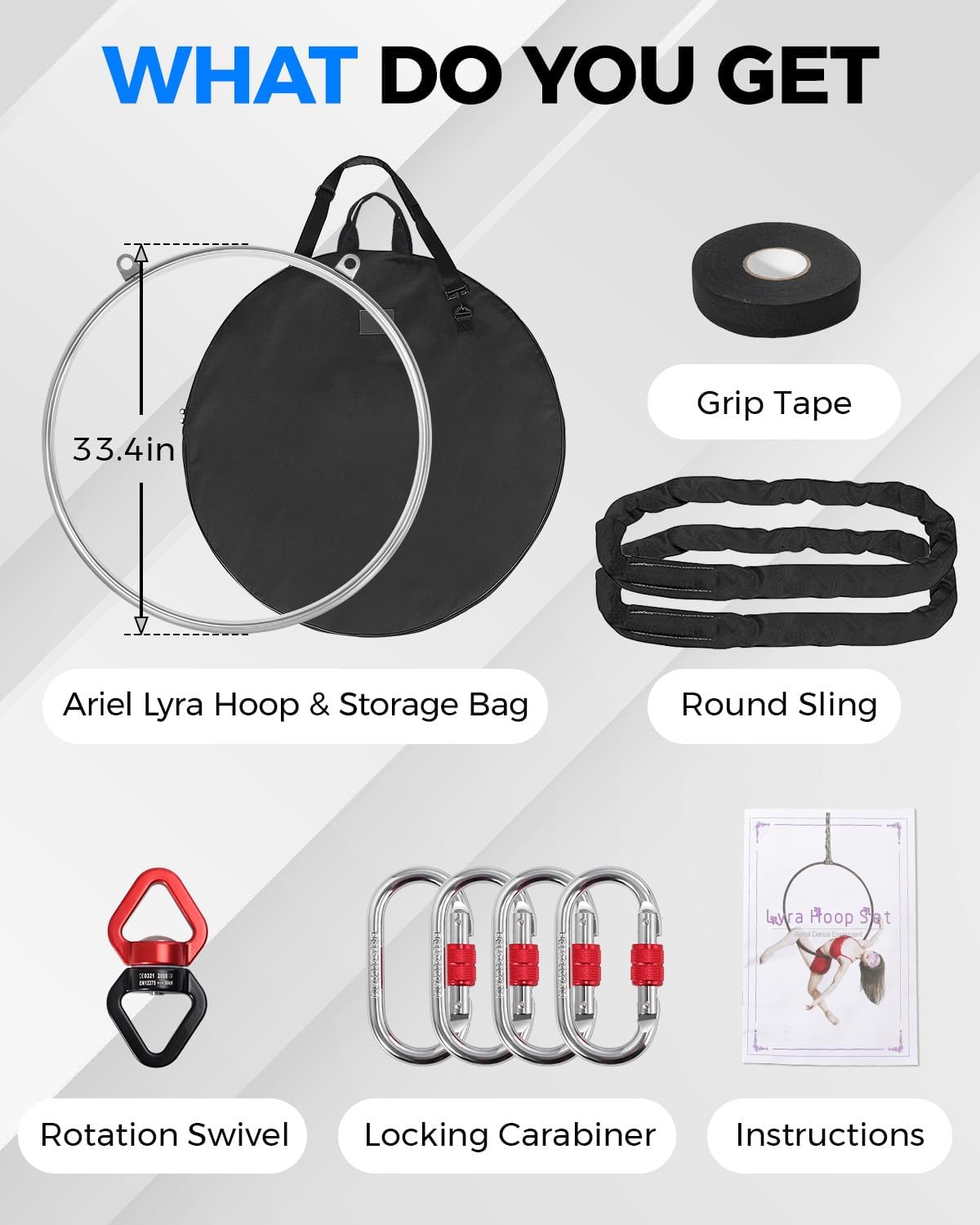 Dasking Cerchio Aereo 2 Punti in Acciaio Inox - immagine 4