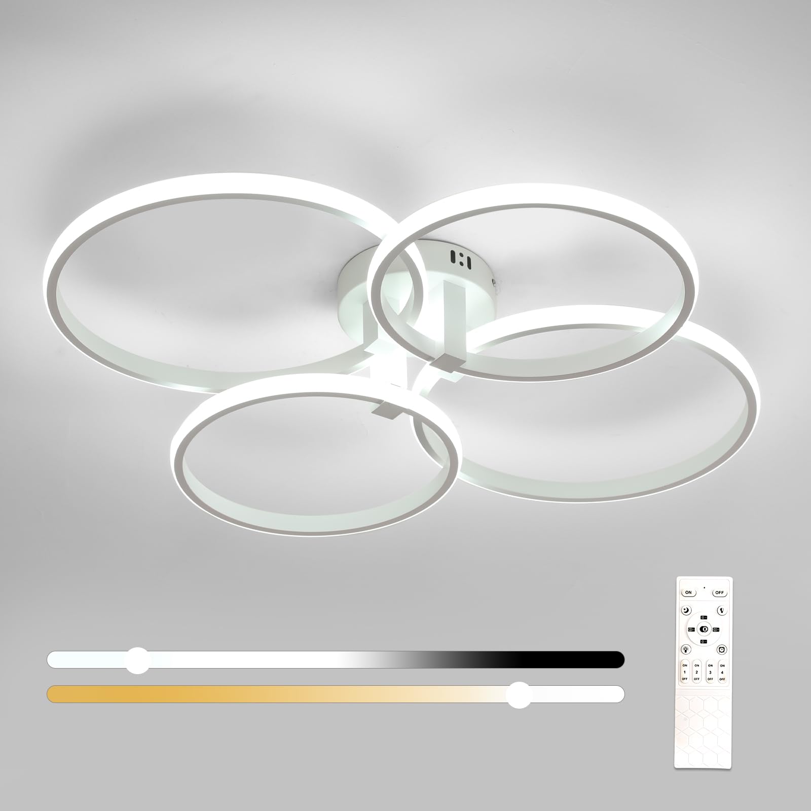 Plafoniera LED Soffitto Dimmerabile 42W 4725LM Bianca