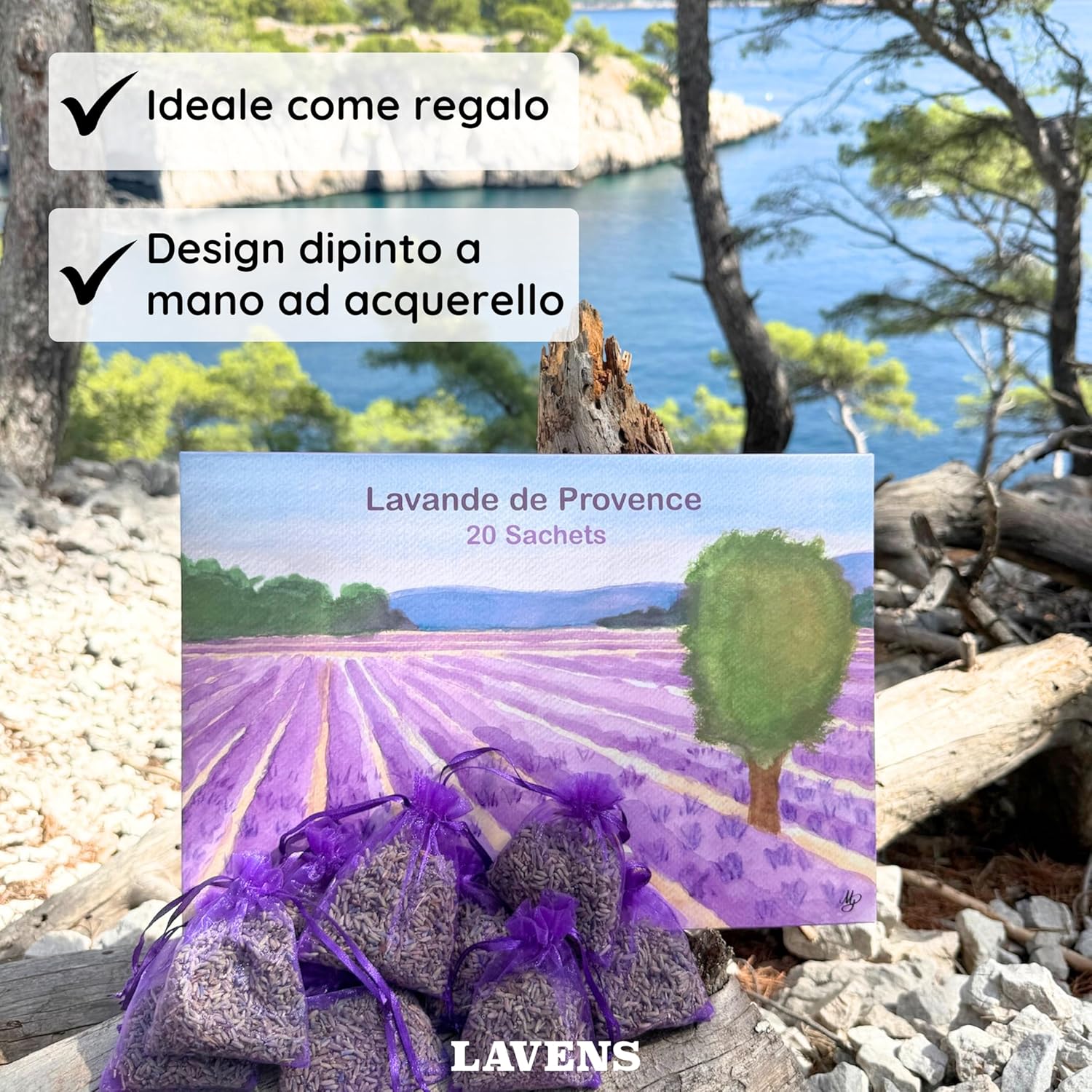 20 Sacchetti Profumati alla Lavanda - Origine Provenza - immagine 5