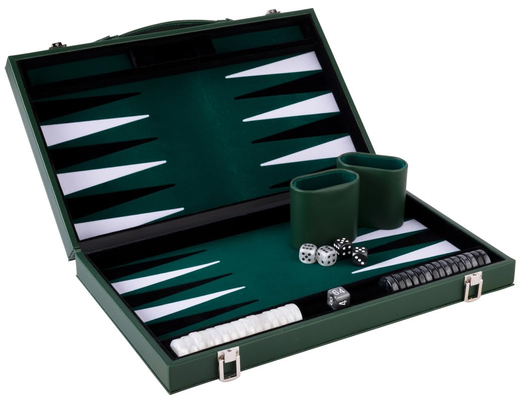 Engelhart Backgammon Deluxe 15" - Feltro Intarsiato