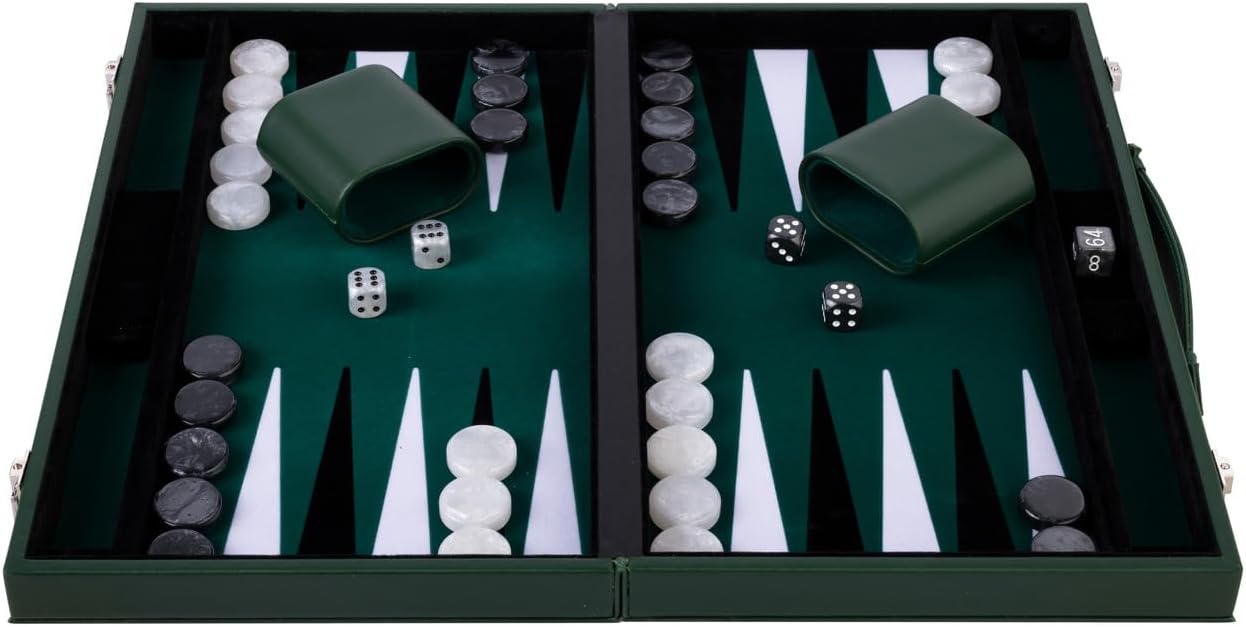 Engelhart Backgammon Deluxe 15" - Feltro Intarsiato - immagine 2