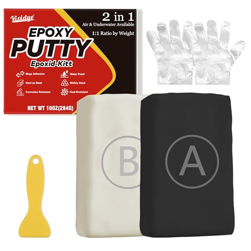 Stucco Epossidico Bicomponente 280g, Nero