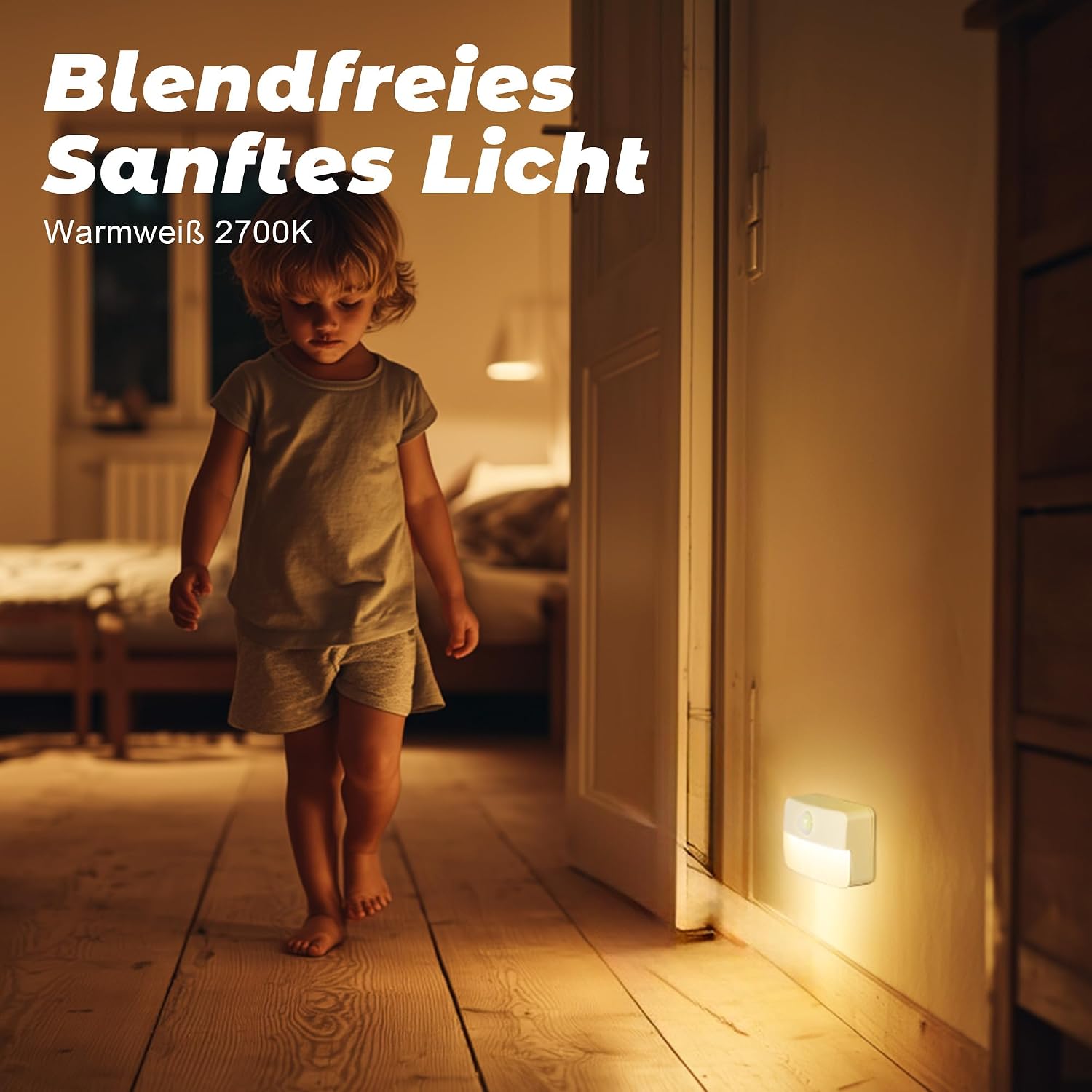Luce LED per Scale con Sensore di Movimento, 8 Pezzi | Rinfency | Velz