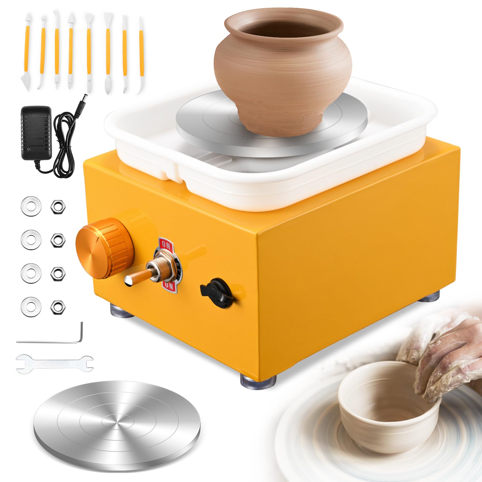 Kooeuru Tornio per Ceramica 2000 giri/min, Giallo