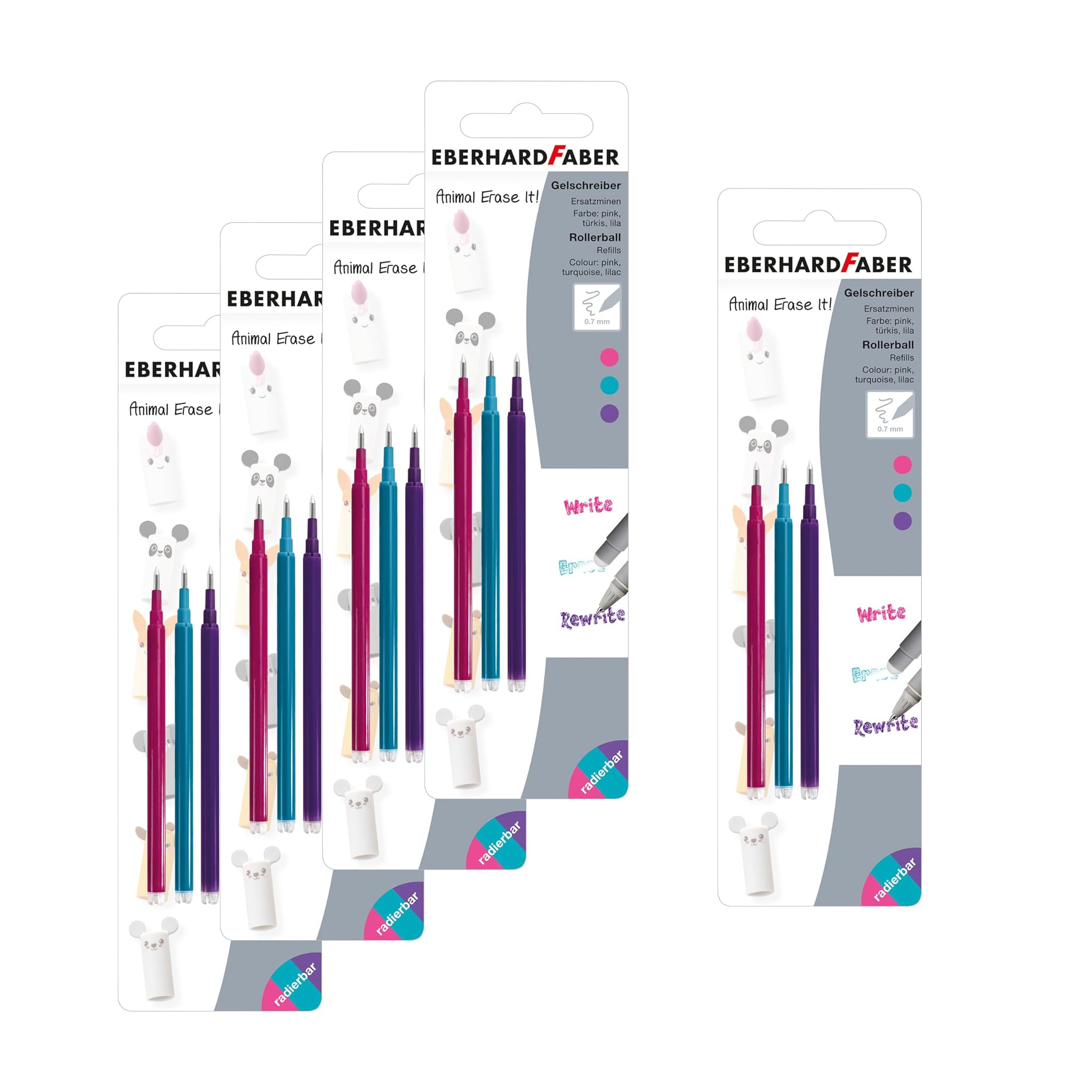 12 ricariche colorate