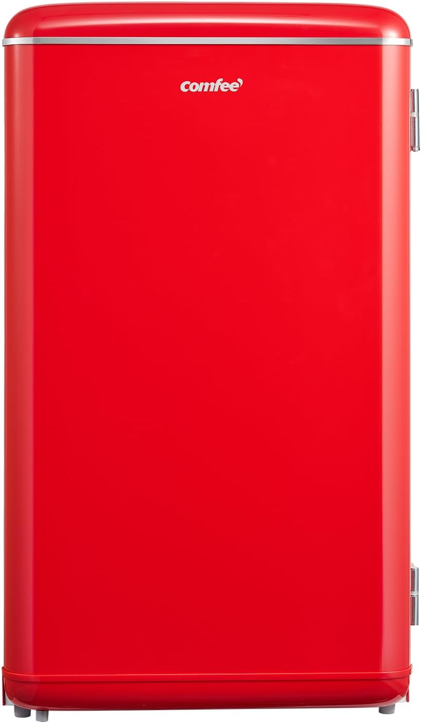 Comfee' RCD93RE2EURT(E) Frigorifero Monoporta 93L, Rosso - immagine 1