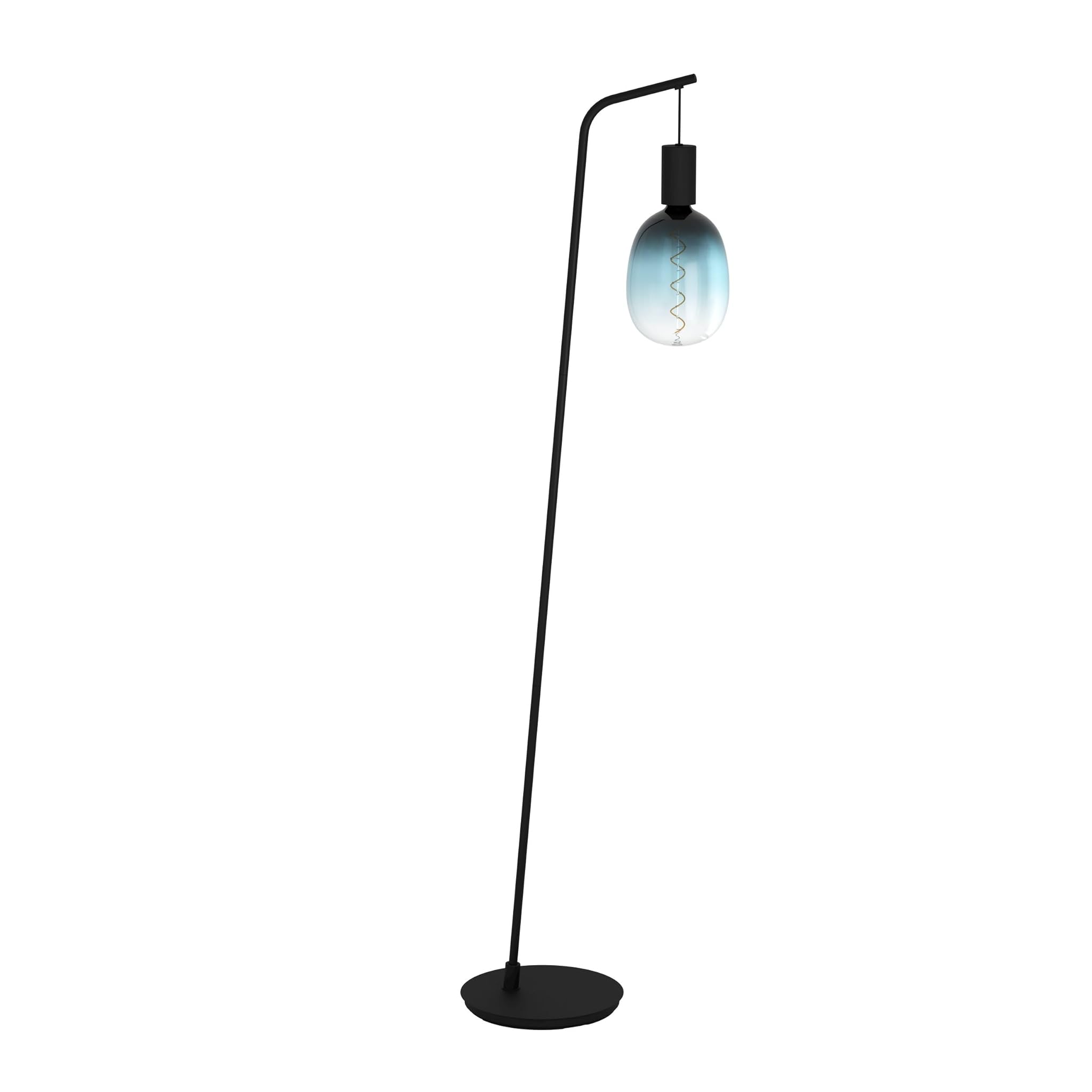 EGLO Lampada da Terra Cranley Minimalista Nera