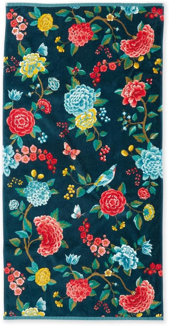 Pip studio - telo bagno doccia in spugna 70x140 cm pip studio good evening blu