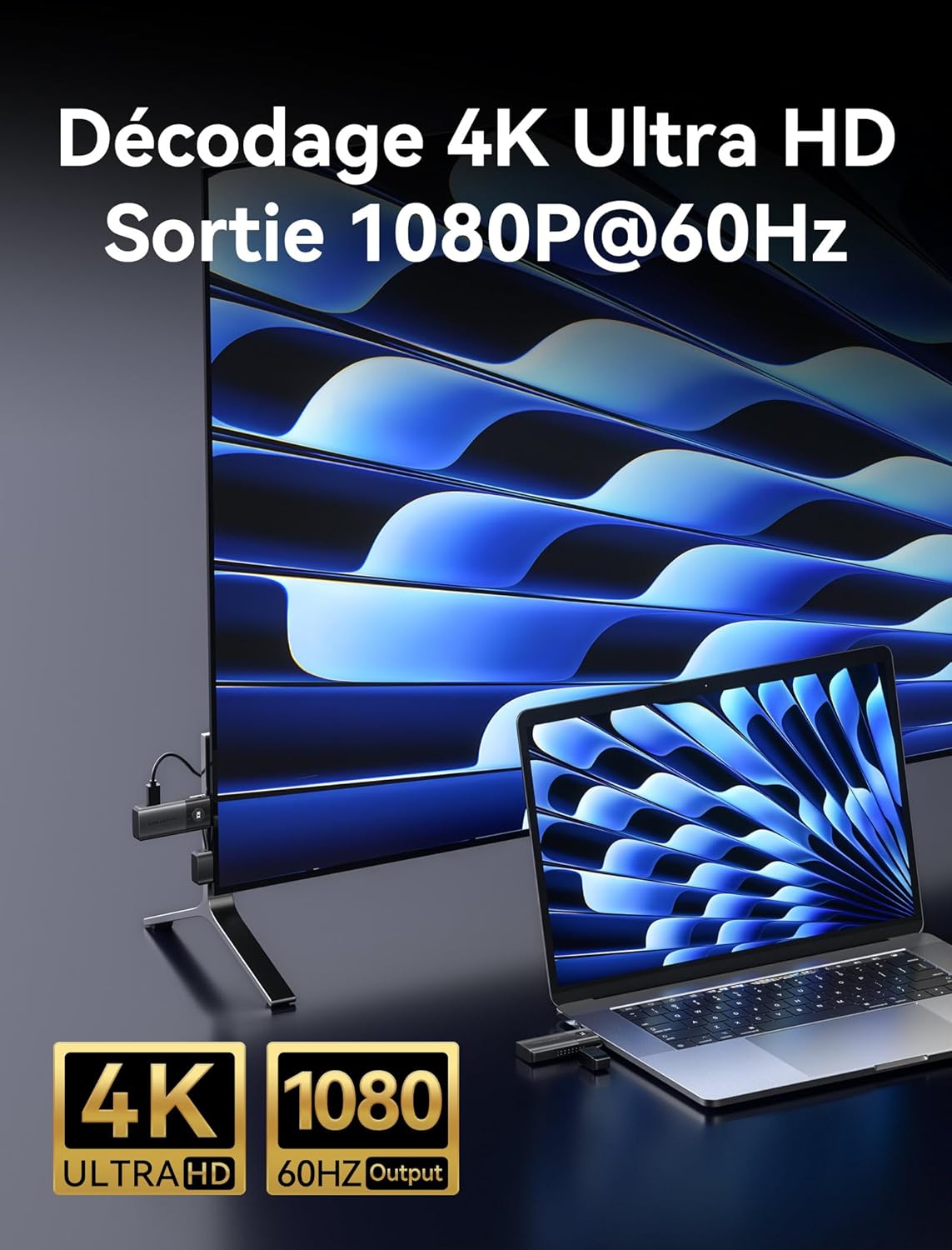 Vention Mini Trasmettitore e Ricevitore Wireless HDMI 50M - immagine 3